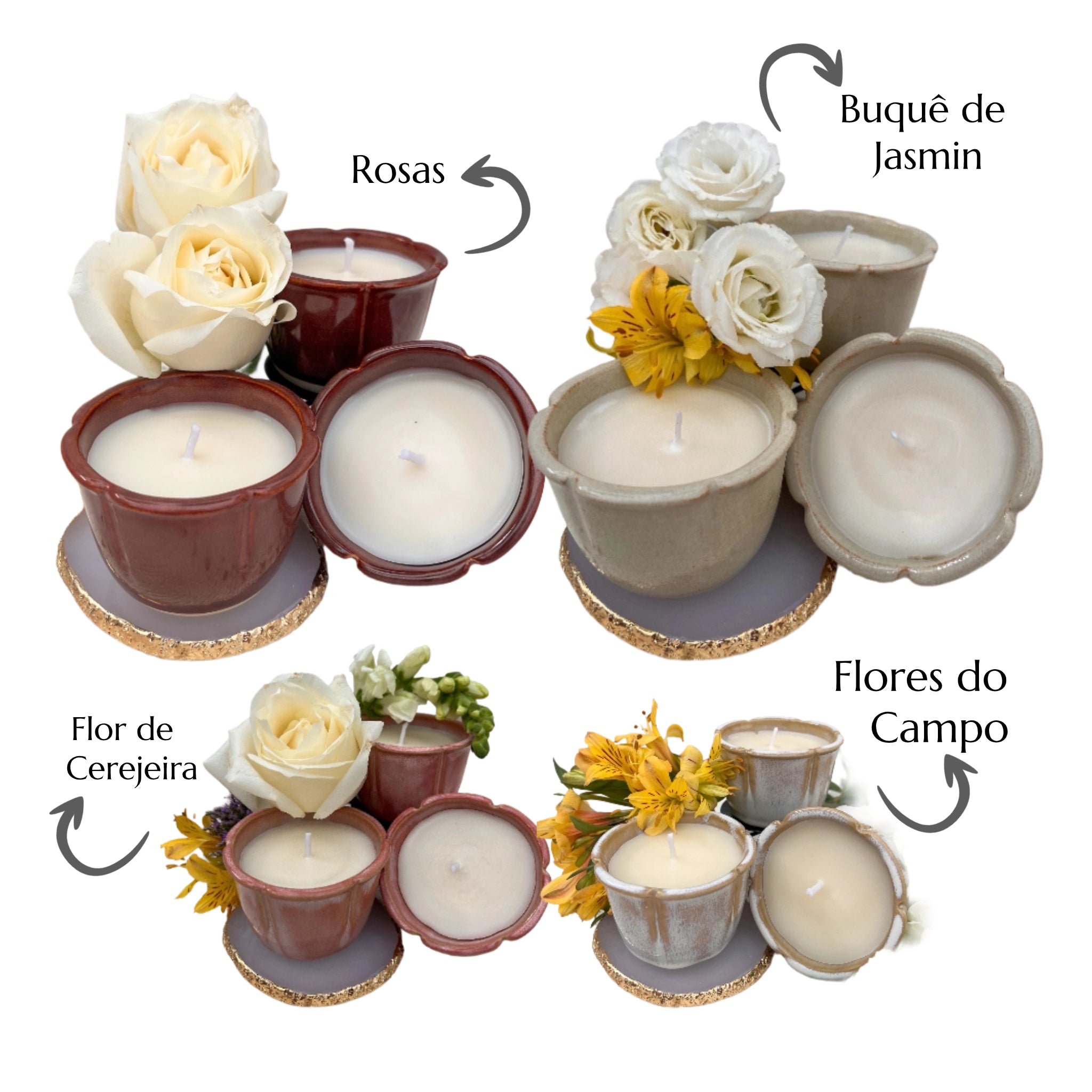 Vela Aromática de Flores do Campo | Bloom | 130 G